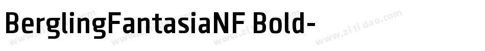 BerglingFantasiaNF Bold字体转换